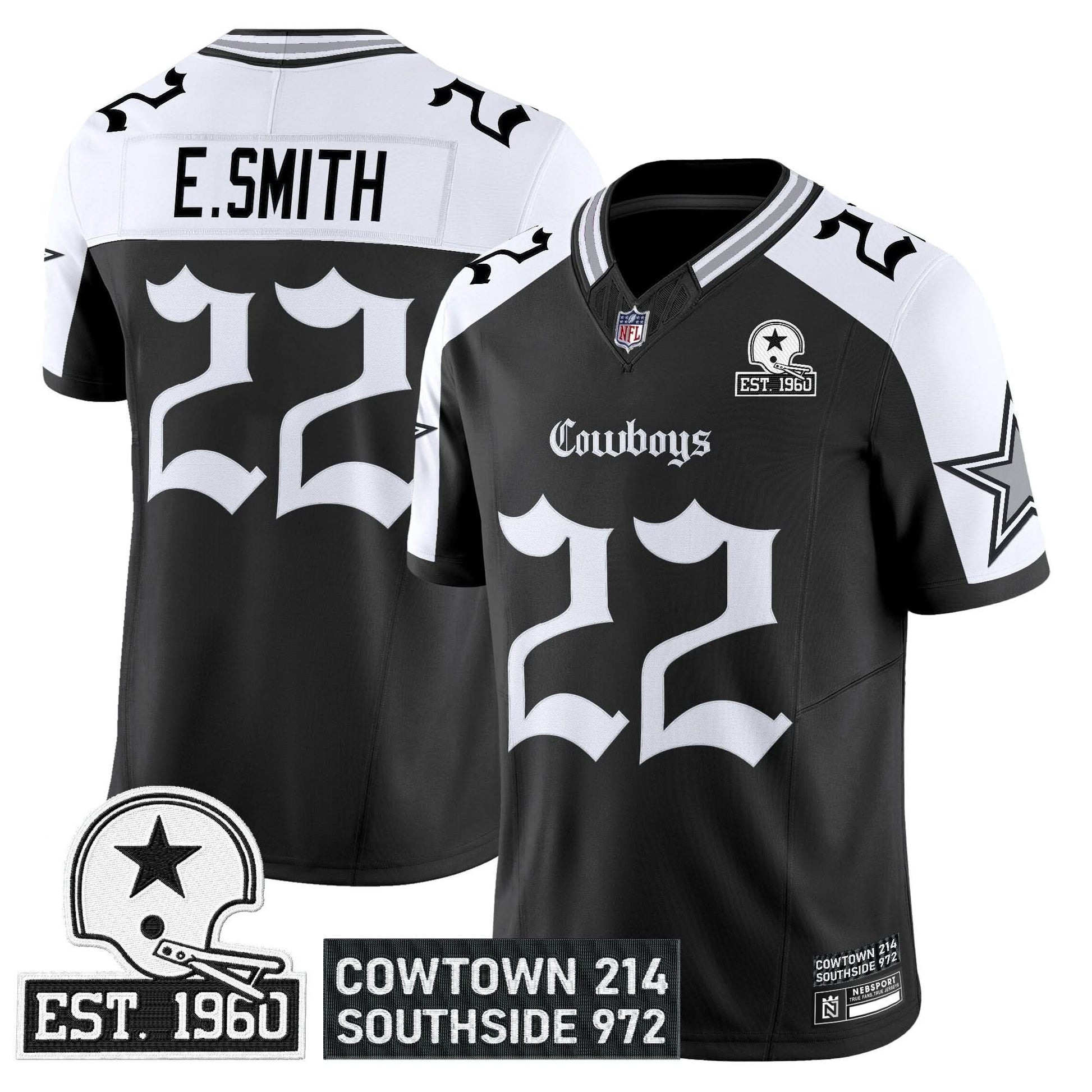 Men's Dallas Cowboys 'Gothic Lone Star Edition' Vapor Limited Jersey - All Stitched