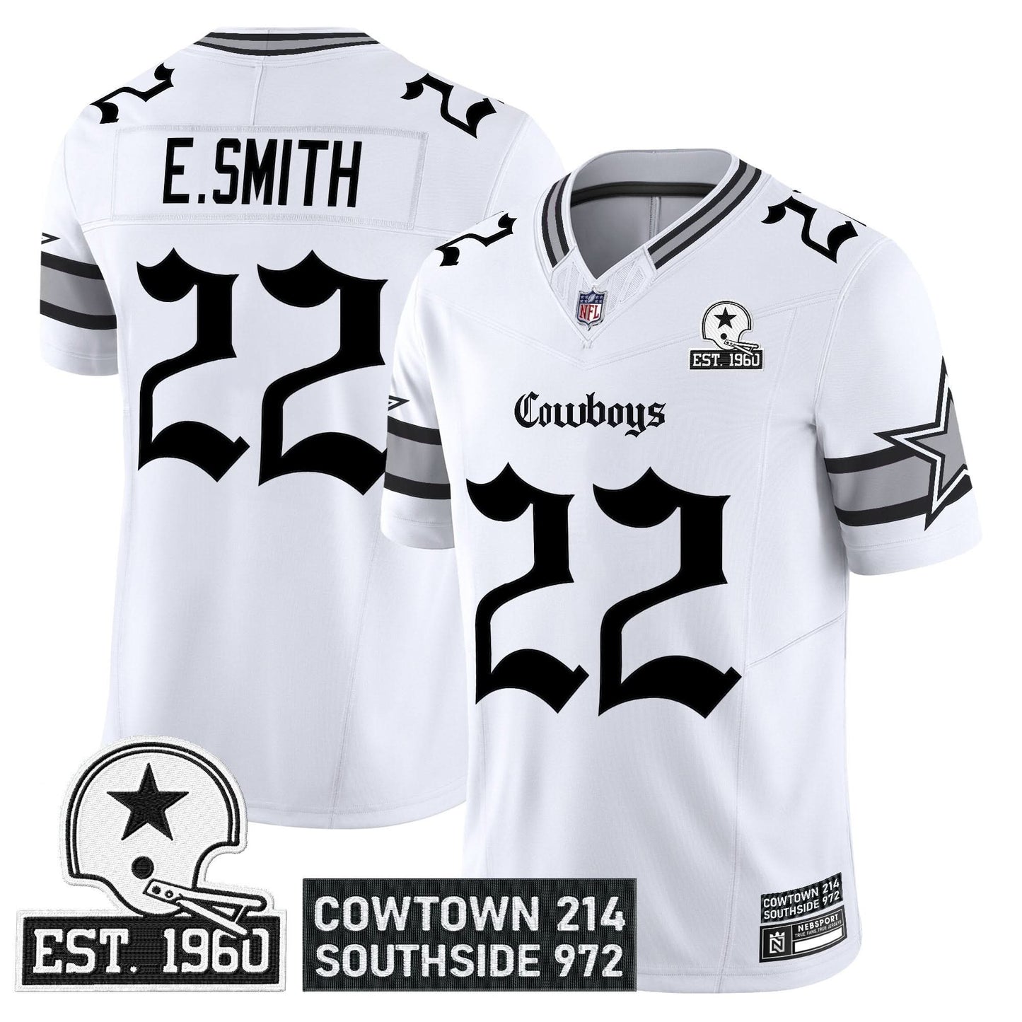 Men's Dallas Cowboys 'Gothic Lone Star Edition' Vapor Limited Jersey - All Stitched