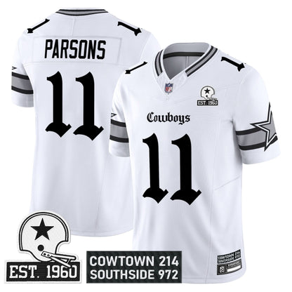 Men's Dallas Cowboys 'Gothic Lone Star Edition' Vapor Limited Jersey - All Stitched