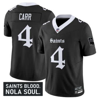 Men's New Orleans Saints 'Gothic Vieux Carré Edition' Vapor Jersey - All Stitched