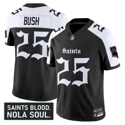 Men's New Orleans Saints 'Gothic Vieux Carré Edition' Vapor Jersey - All Stitched