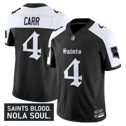 Men's New Orleans Saints 'Gothic Vieux Carré Edition' Vapor Jersey - All Stitched