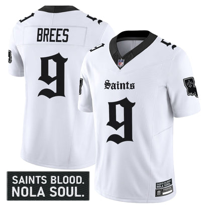 Men's New Orleans Saints 'Gothic Vieux Carré Edition' Vapor Jersey - All Stitched