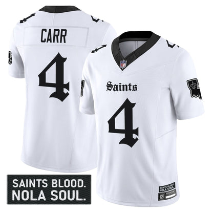 Men's New Orleans Saints 'Gothic Vieux Carré Edition' Vapor Jersey - All Stitched