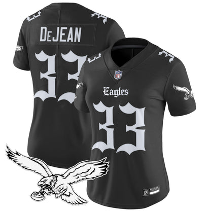 Women's Philadelphia Eagles 'Gothic Philly Edition' Vapor Limited Jersey - All Stitched