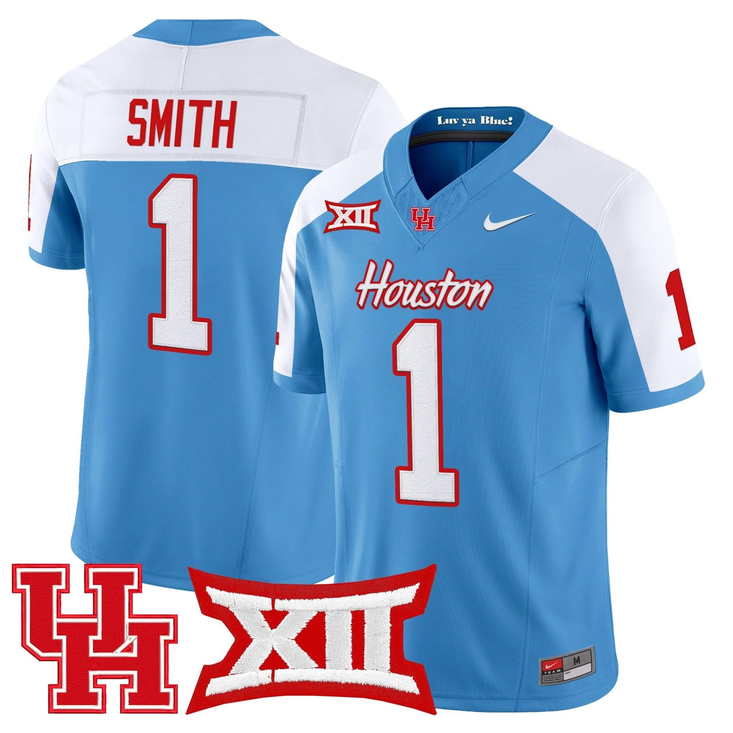 Men's Houston Cougars 2025 Vapor Limited Jersey - All Stitched