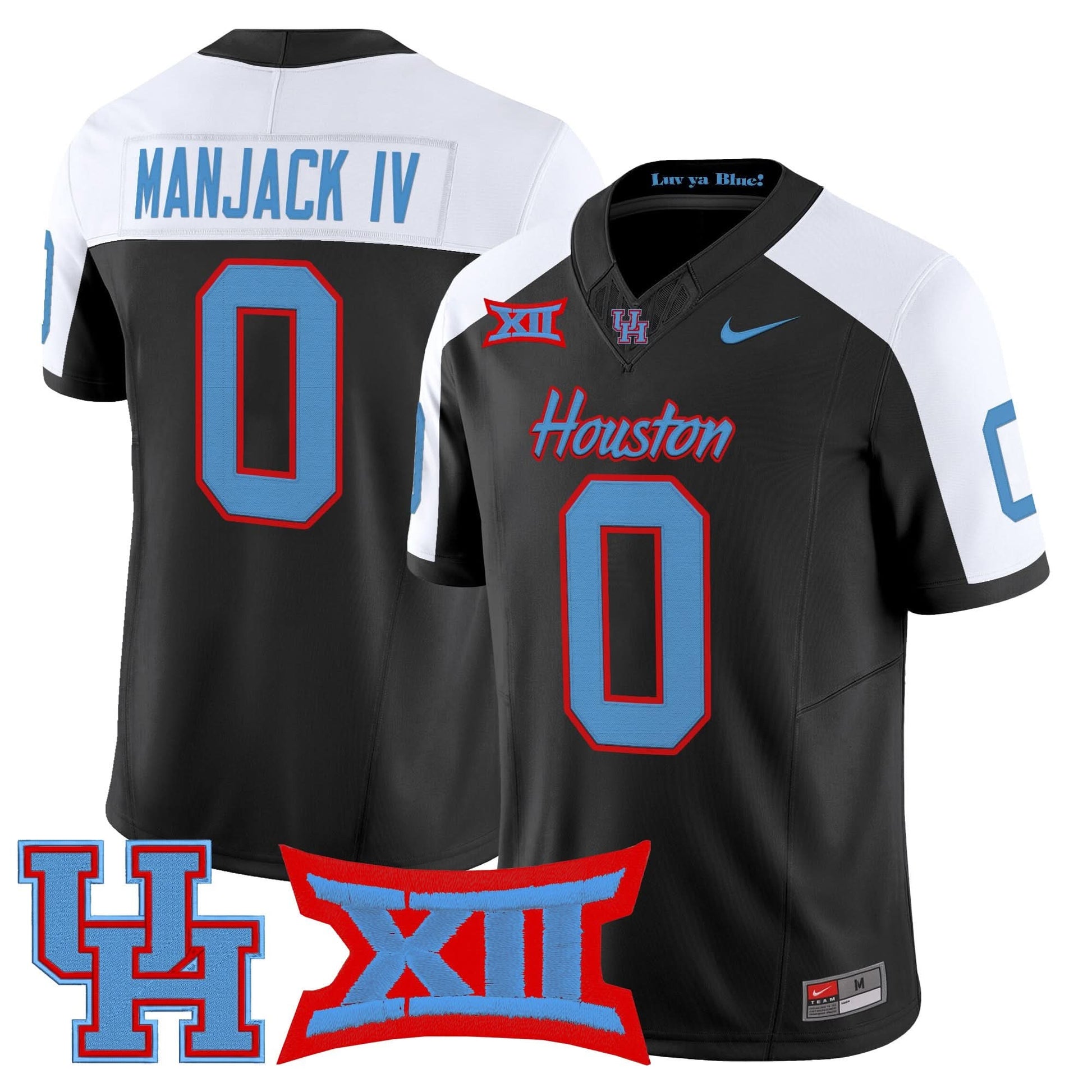 Men's Houston Cougars 2025 Vapor Limited Jersey - All Stitched