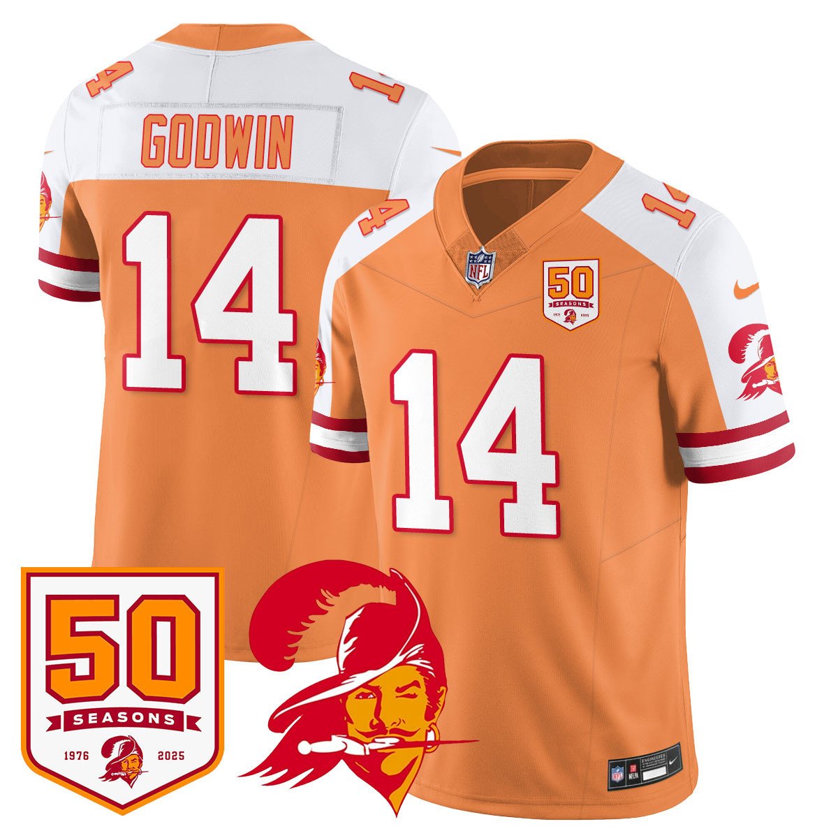 TB '76 Vapor Limited Jersey - All Stitched