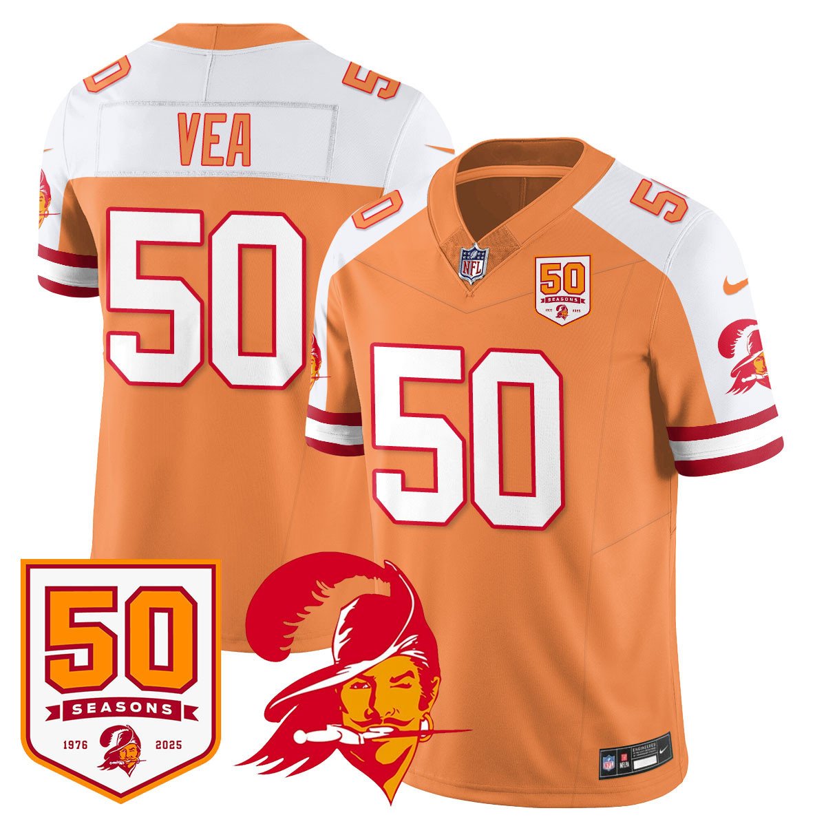 TB '76 Vapor Limited Jersey - All Stitched
