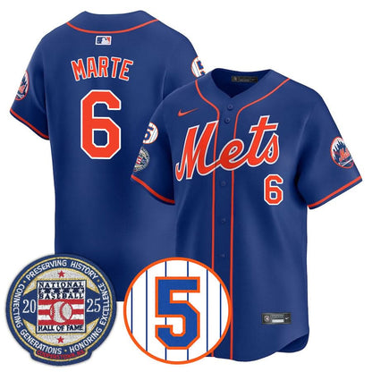 Men's New York Mets Number Retirement & Hall of Fame Gold Jersey - All Stitched