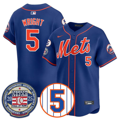 Men's New York Mets Number Retirement & Hall of Fame Gold Jersey - All Stitched