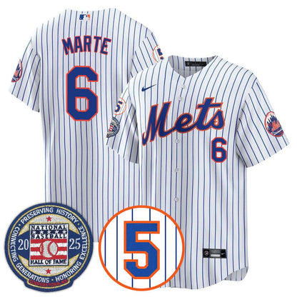 New York Mets Number Retirement & Hall of Fame Gold Jersey - All Stitched