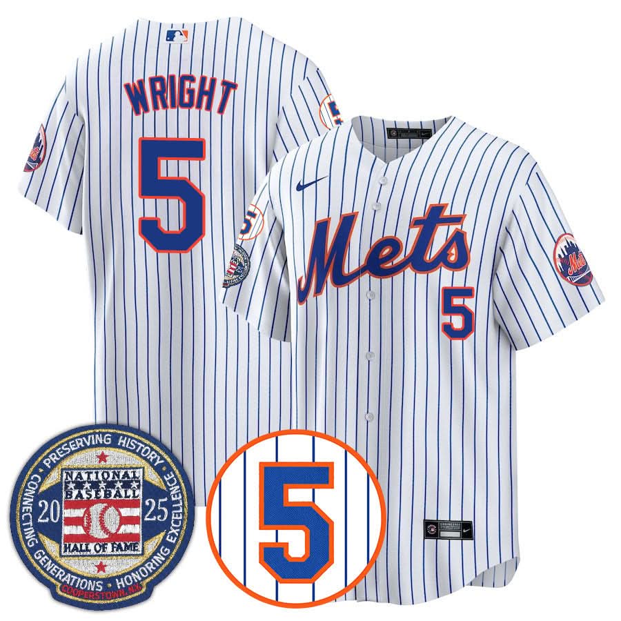 New York Mets Number Retirement & Hall of Fame Gold Jersey - All Stitched