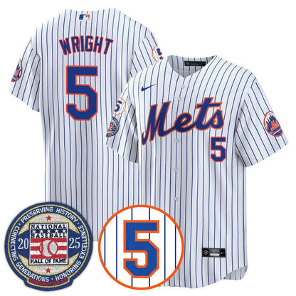 New York Mets Number Retirement & Hall of Fame Gold Jersey - All Stitched