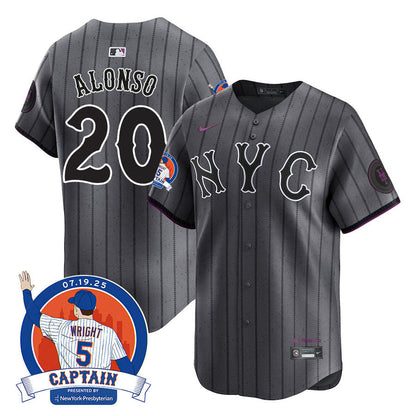Men's New York Mets David Wright "Mets Legend" Jersey - All Stitched