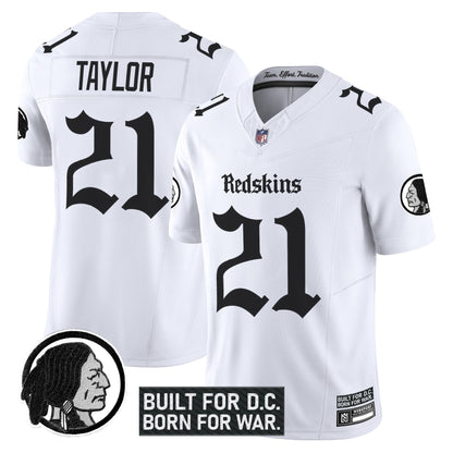 Men's Washington Redskins 'Gothic Capital Edition' Vapor Limited Jersey V2 - All Stitched