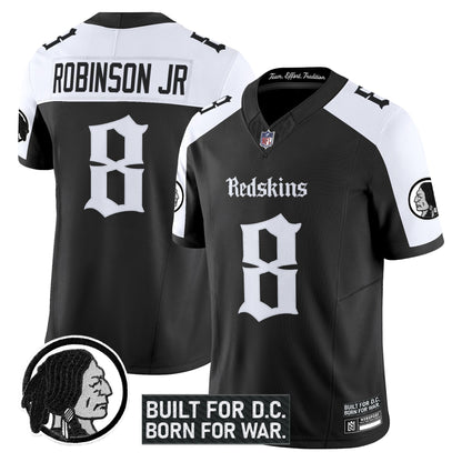 Men's Washington Redskins 'Gothic Capital Edition' Vapor Limited Jersey V2 - All Stitched