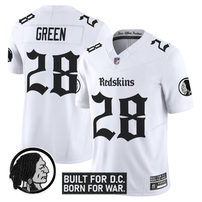 Men's Washington Redskins 'Gothic Capital Edition' Vapor Limited Jersey V2 - All Stitched