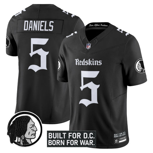 Men's Washington Redskins 'Gothic Capital Edition' Vapor Limited Jersey V2 - All Stitched