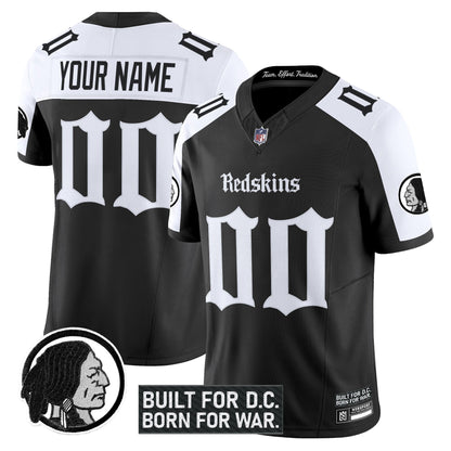 Washington Redskins 'Gothic Capital Edition' Vapor Limited Custom Jersey V2 - All Stitched