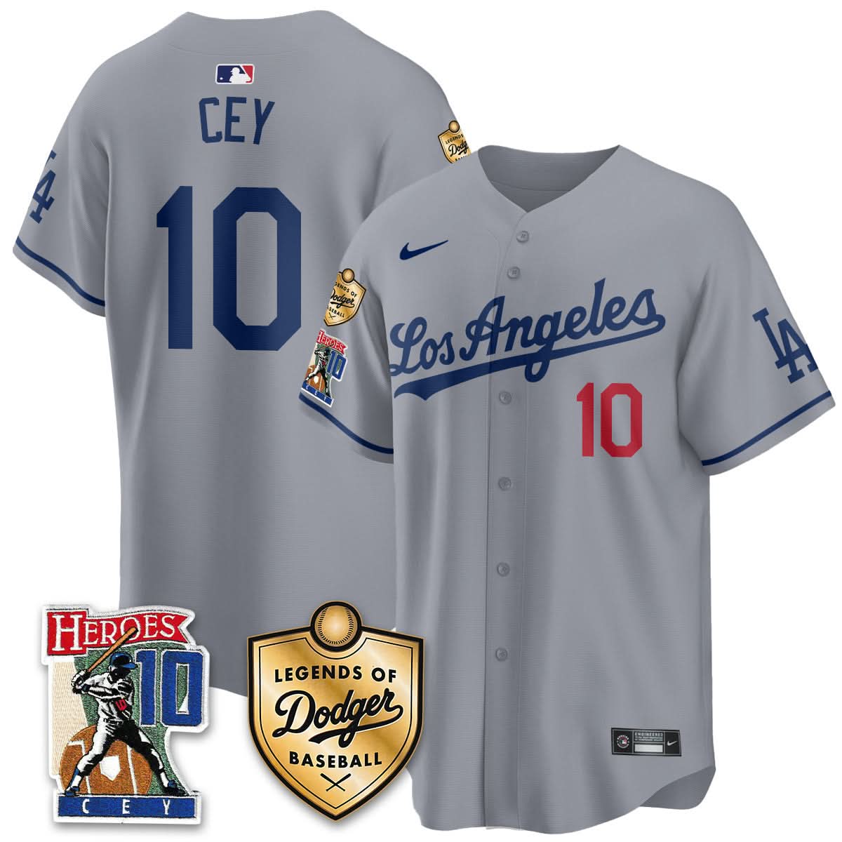 Men's Dodgers Ron Cey "Legends Of Dodgers Baseball" Jersey - All Stitched