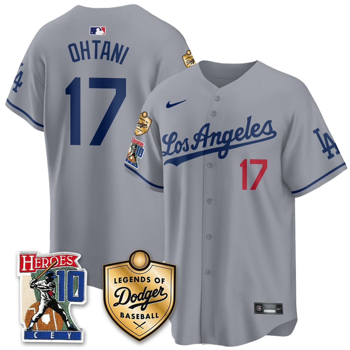 Men's Dodgers Ron Cey "Legends Of Dodgers Baseball" Jersey - All Stitched