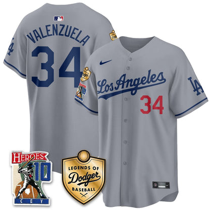 Men's Dodgers Ron Cey "Legends Of Dodgers Baseball" Jersey - All Stitched