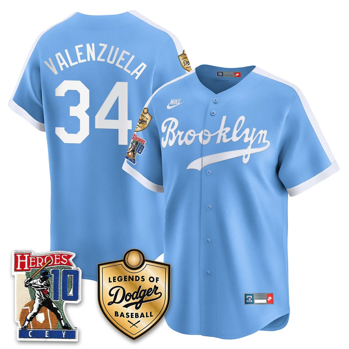 Men's Dodgers Ron Cey "Legends Of Dodgers Baseball" Jersey - All Stitched