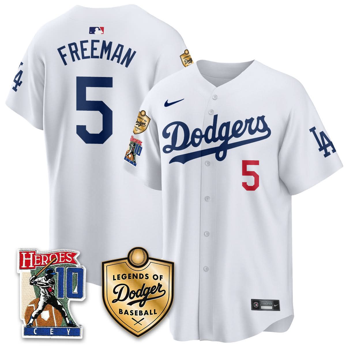 Men's Dodgers Ron Cey "Legends Of Dodgers Baseball" Jersey - All Stitched