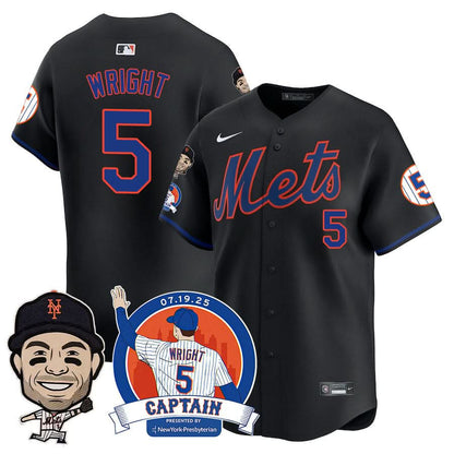 Men's New York Mets David Wright "Mets Legend" Jersey V2 - All Stitched
