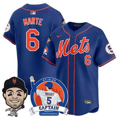 Men's New York Mets David Wright "Mets Legend" Jersey V2 - All Stitched