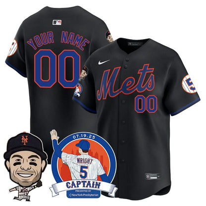 Men's New York Mets David Wright "Mets Legend" Jersey V2 - All Stitched