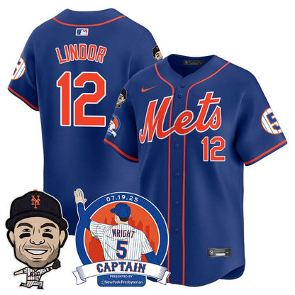 Men's New York Mets David Wright "Mets Legend" Jersey V2 - All Stitched
