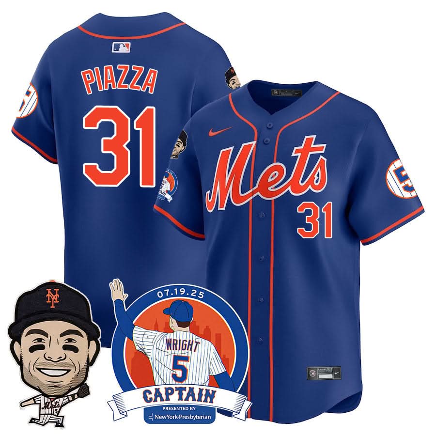 Men's New York Mets David Wright "Mets Legend" Jersey V2 - All Stitched
