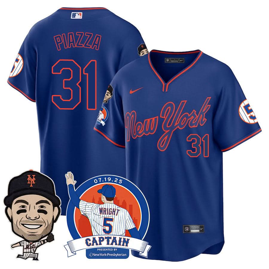 Men's New York Mets David Wright "Mets Legend" Jersey V2 - All Stitched