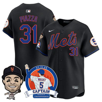 Men's New York Mets David Wright "Mets Legend" Jersey V2 - All Stitched