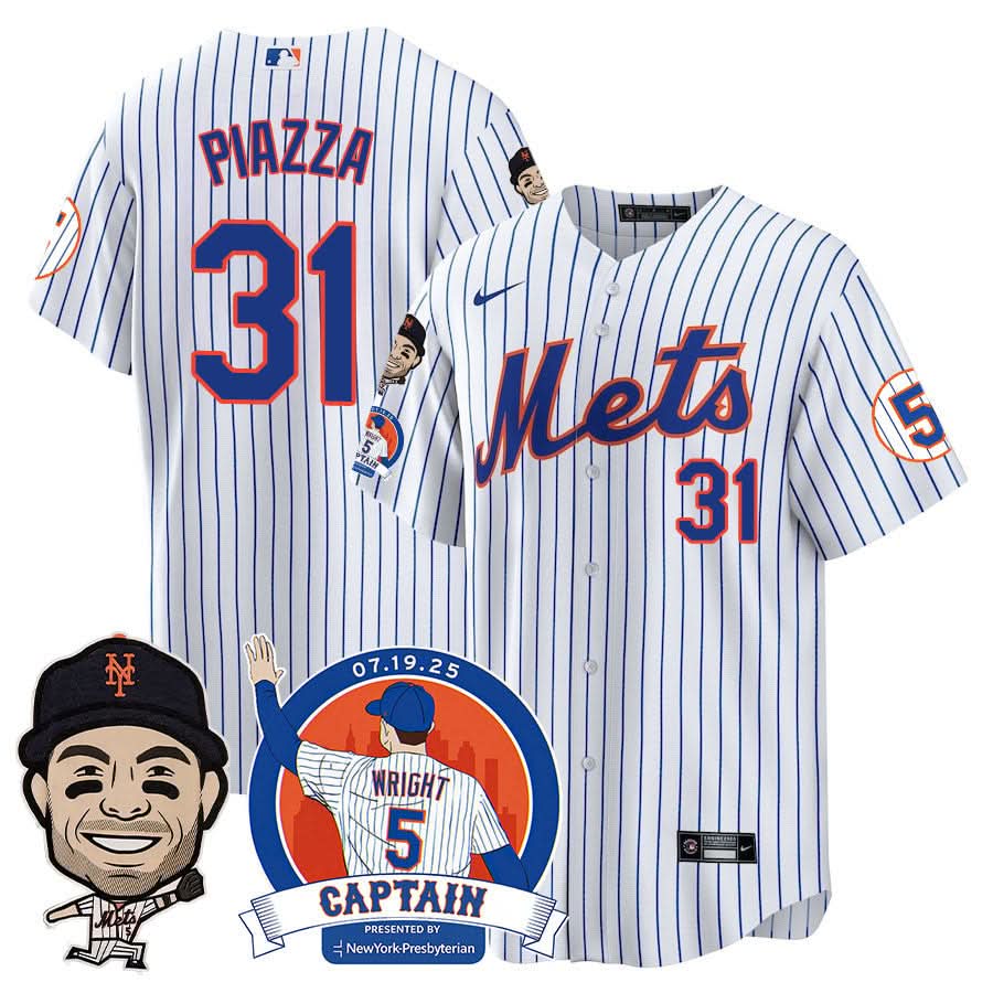 New York Mets David Wright "Mets Legend" Jersey V2 - All Stitched