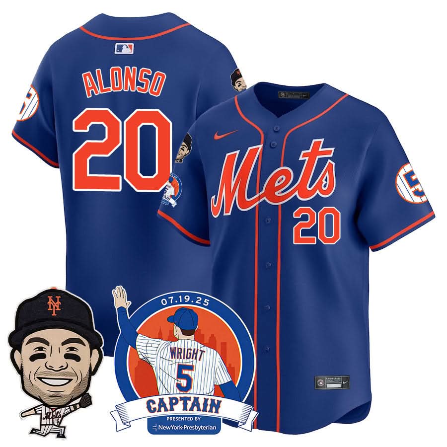 Men's New York Mets David Wright "Mets Legend" Jersey V2 - All Stitched