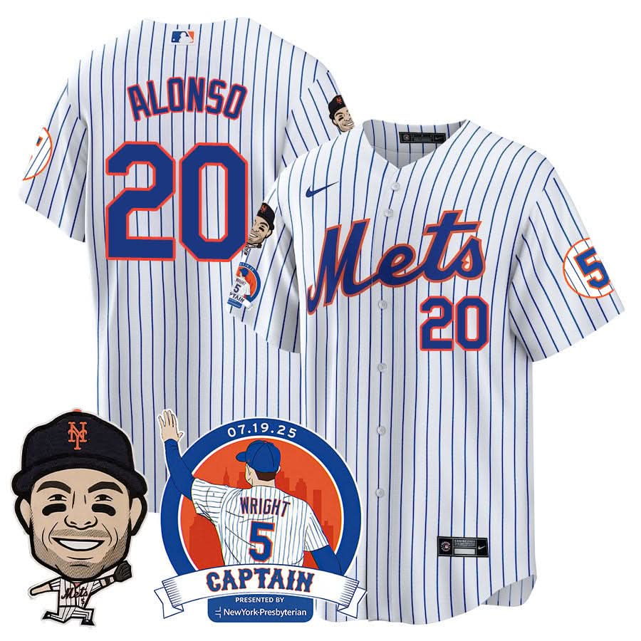 Men's New York Mets David Wright "Mets Legend" Jersey V2 - All Stitched