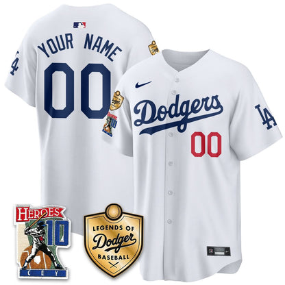 Dodgers Ron Cey "Legends Of Dodgers Baseball" Custom Jersey - All Stitched