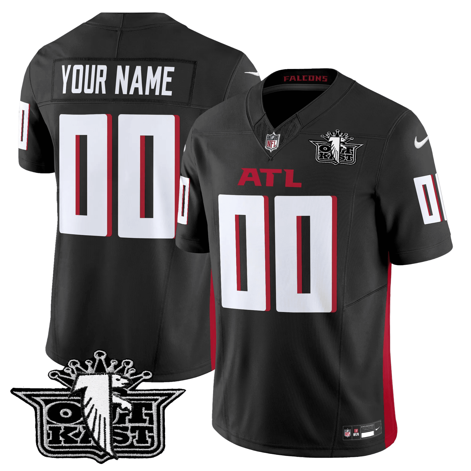 Outkast x Atlanta Falcons 2024 Vapor Limited Custom Jersey V2 – All Stitched