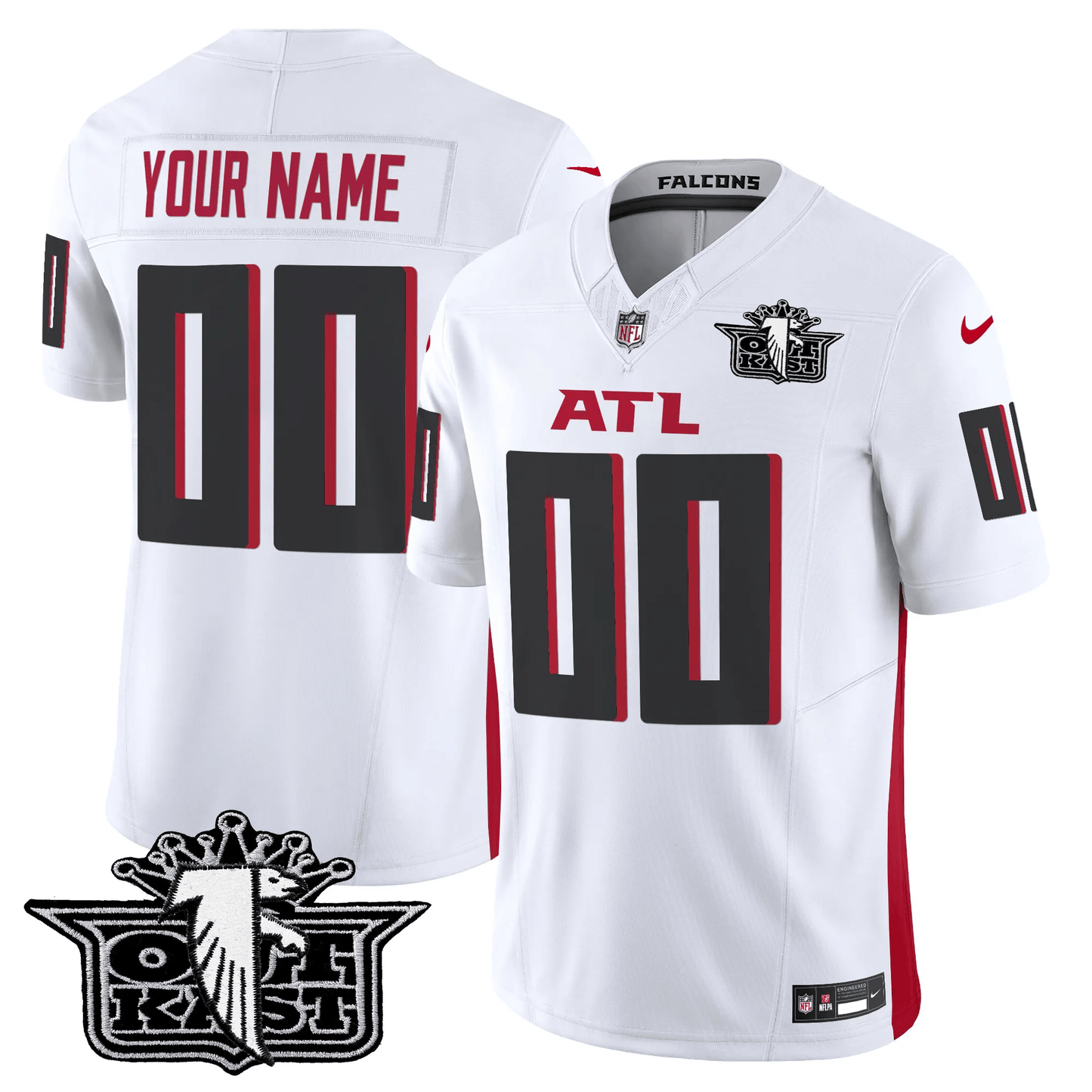 Outkast x Atlanta Falcons 2024 Vapor Limited Custom Jersey V2 – All Stitched