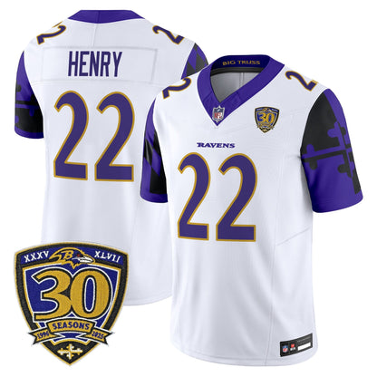 Men's Baltimore Ravens 'Maryland Flag Edition' Vapor Limited Jersey - All Stitched