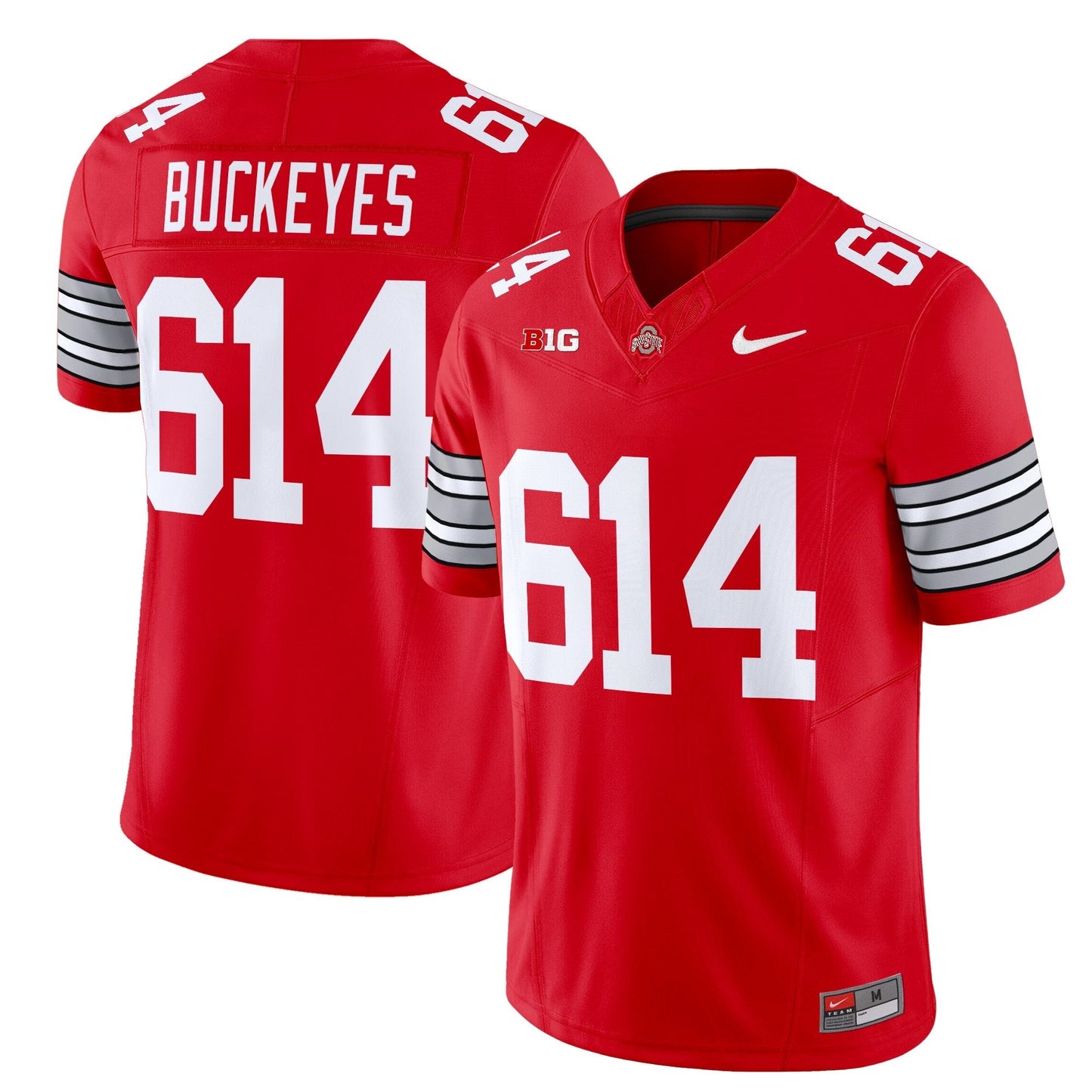 Men's Ohio State Buckeyes 'Heritage Stripe' 2025/26 Vapor Limited Jersey - All Stitched