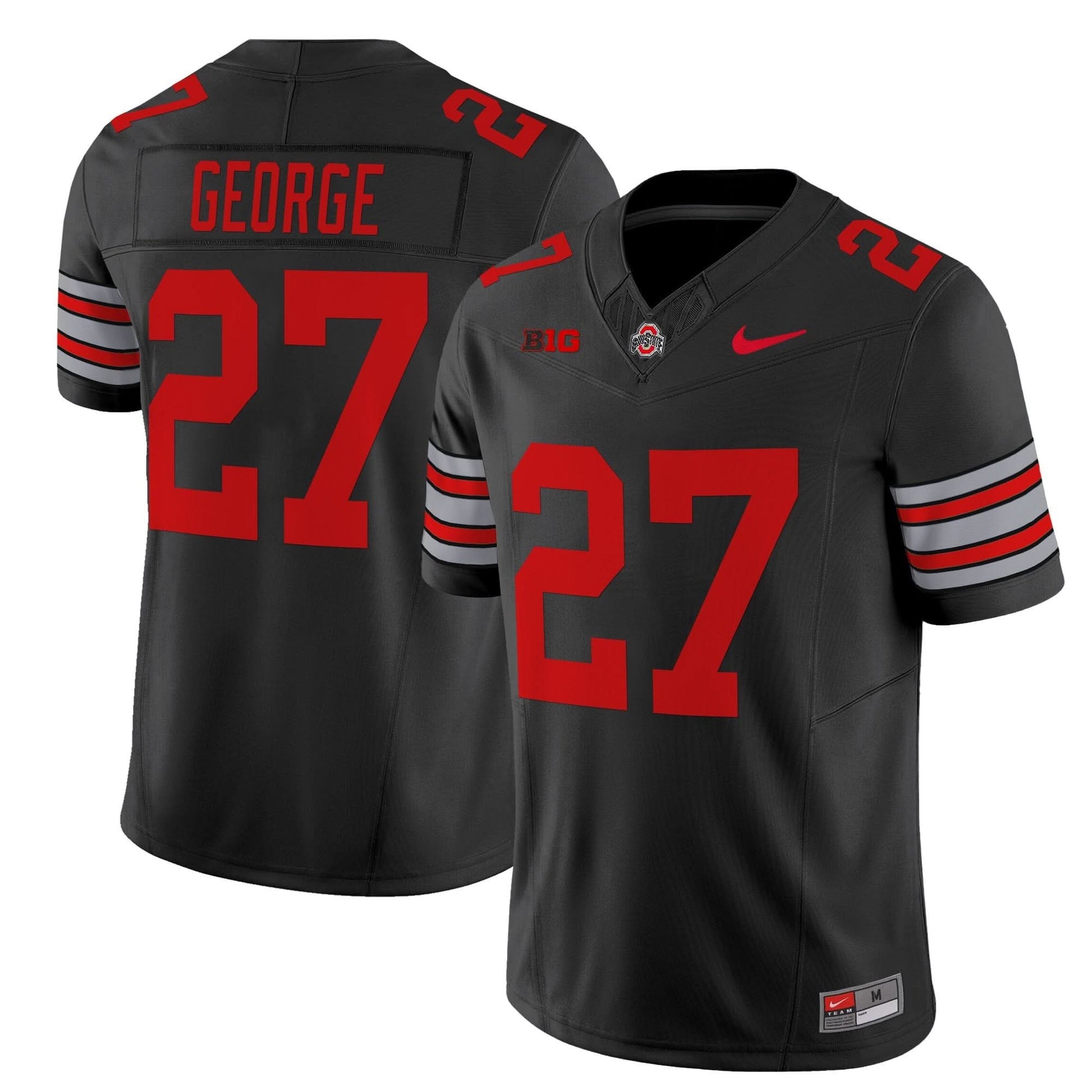 Men's Ohio State Buckeyes 'Heritage Stripe' 2025/26 Vapor Limited Jersey - All Stitched