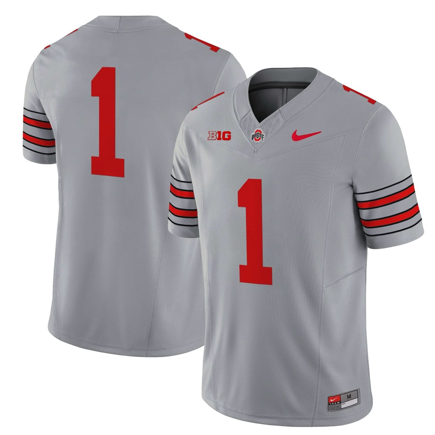 Men's Ohio State Buckeyes 'Heritage Stripe' 2025/26 Vapor Limited Jersey - All Stitched
