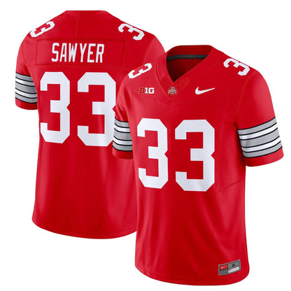 Men's Ohio State Buckeyes 'Heritage Stripe' 2025/26 Vapor Limited Jersey - All Stitched