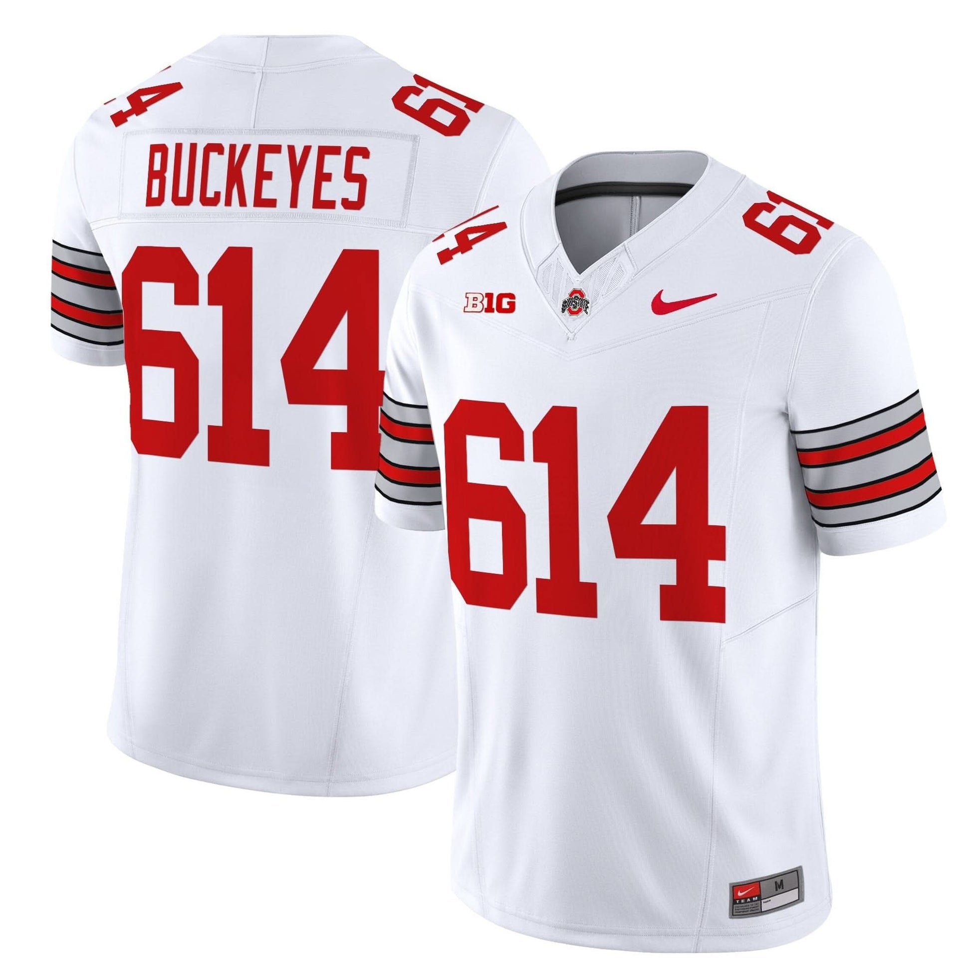 Men's Ohio State Buckeyes 'Heritage Stripe' 2025/26 Vapor Limited Jersey - All Stitched