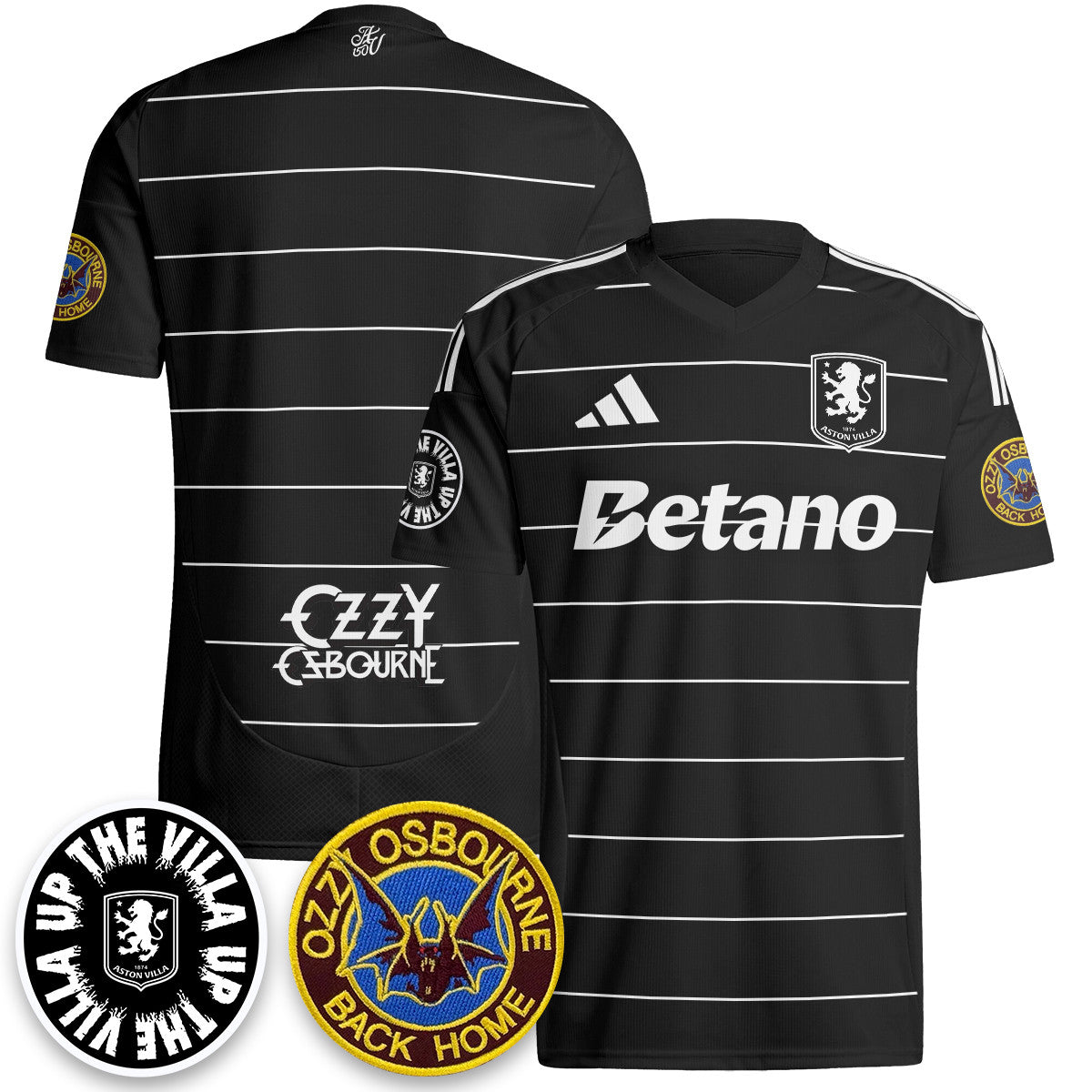 Men's Aston Villa Ozzy Osbourne Back Home Jersey - Printed