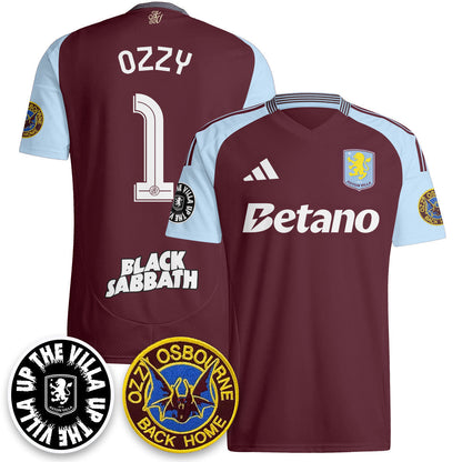 Men's Aston Villa Ozzy Osbourne Back Home Jersey - Printed